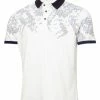 Calvin Klein Nashua Printed Polo - White/Navy -Deals Golf Apparel Store shirt ck320ckms2374920men20white navy 1 07244.1669733916
