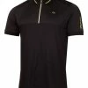 Calvin Klein Whitman Zipped Polo - Black -Deals Golf Apparel Store shirt ck320ckms2375020men20black 1 56862.1671171022