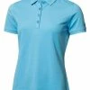 Calvin Klein Women's Performance Cotton Pique Polo - Heritage Blue -Deals Golf Apparel Store shirt ck320d965020ldy20blue 1 00886.1670590606