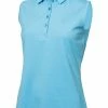 Calvin Klein Women's Sleeveless Performance Cotton Pique Polo - Heritage Blue -Deals Golf Apparel Store shirt ck320d965120ldy20blue 1 17002.1670590598