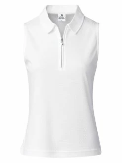 Daily Sports W Peoria Sleeveless Polo Shirt - White