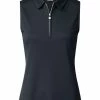 Daily Sports W Peoria Sleeveless Polo Shirt - Navy -Deals Golf Apparel Store shirt ds320001 1502059020ldy20navy 1 29329.1671780033