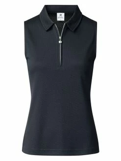 Daily Sports W Peoria Sleeveless Polo Shirt - Navy