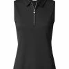 Daily Sports W Peoria Sleeveless Polo Shirt - Black 1 Daily Sports W Peoria Sleeveless Polo Shirt - Black -Deals Golf Apparel Store shirt ds320001 1502099920ldy20black 1 46195.1671780025