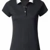 Daily Sports W Candy Cap Sleeve Polo Shirt - Navy -Deals Golf Apparel Store shirt ds320443 1232059020ldy20navy 1 82715.1671706971