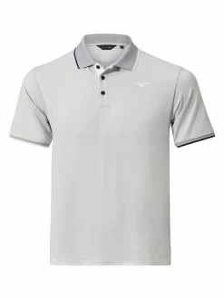 Mizuno Quick Dry Comp Plus Polo - Light Grey