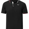 Mizuno Quick Dry Comp Plus Polo - Black