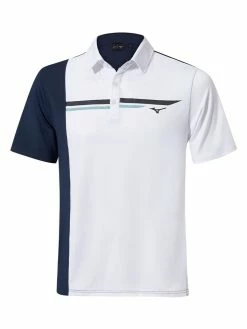 Mizuno Quick Dry Elite Panel Polo - White