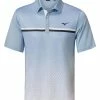 Mizuno Quick Dry Elite Gradient Polo - Light Blue -Deals Golf Apparel Store shirt miz22052ga2010201920men20blue 1 50217.1667502387