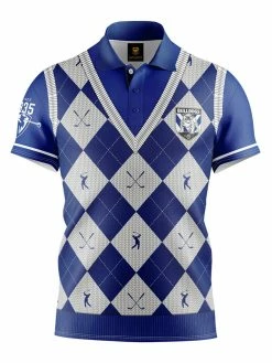 Official NRL Fairway Golf Polo Shirt - Canterbury Bulldogs