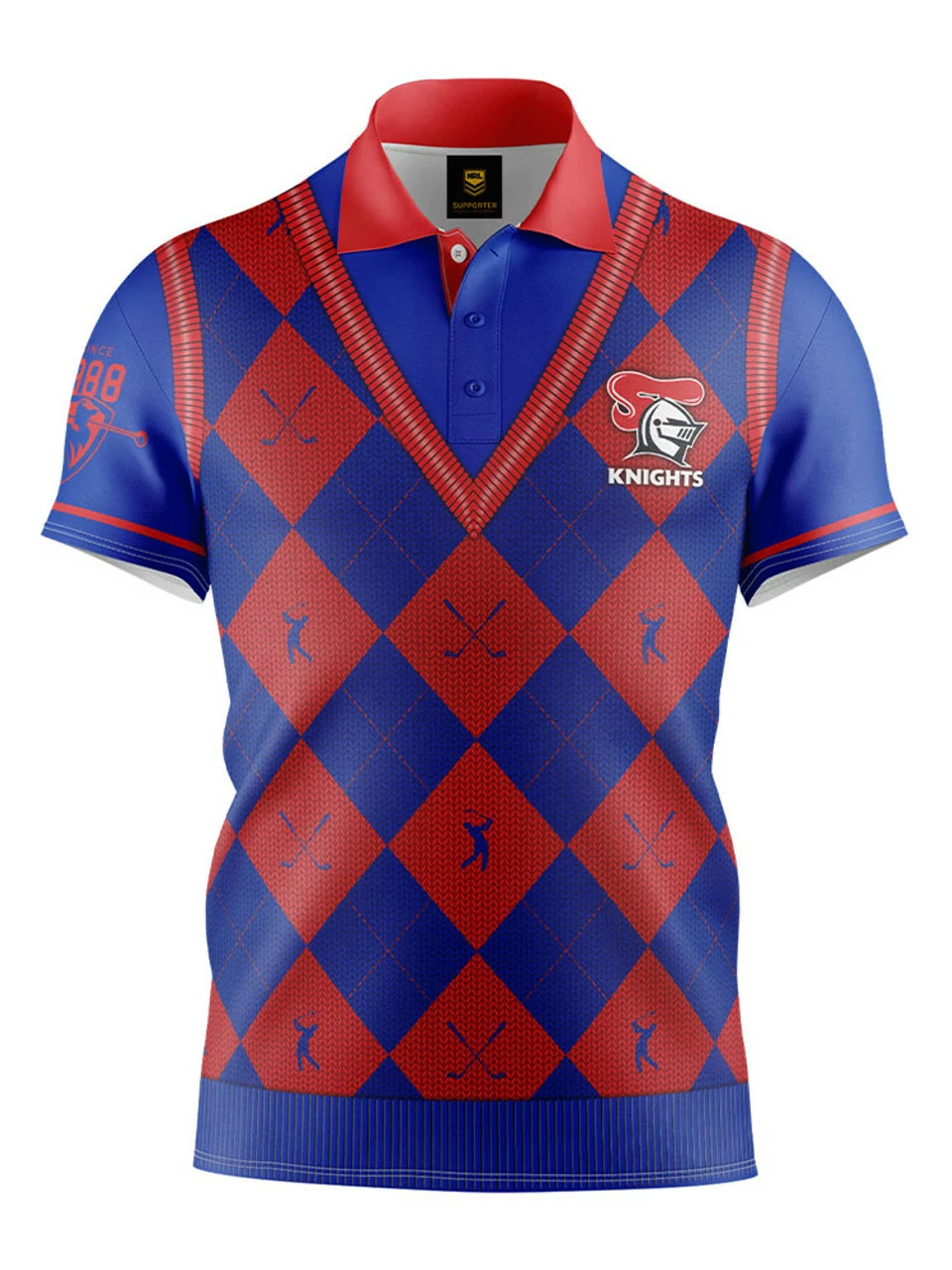 Official NRL Fairway Golf Polo Shirt - Newcastle Knights 3 Official NRL Fairway Golf Polo Shirt - Newcastle Knights