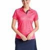 Nivo W Serena Polo - Geranium -Deals Golf Apparel Store shirt nv320ni32111422063320ldy20geranium 1 82632.1675751085