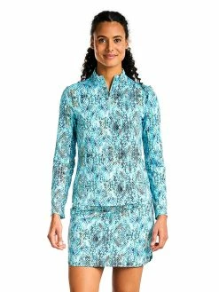 Nivo W Lacey Mock - Curacao Blue