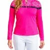 Nivo W Lissa Mock - Magenta -Deals Golf Apparel Store shirt nv320ni32111952070220ldy20magenta 1 55463.1675142658