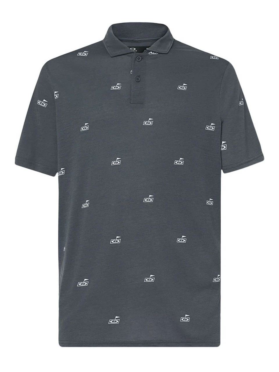 Oakley RC Micro Shade Print Golf Polo Shirt - Golf Pattern Dark Slate 3 Oakley RC Micro Shade Print Golf Polo Shirt - Golf Pattern Dark Slate