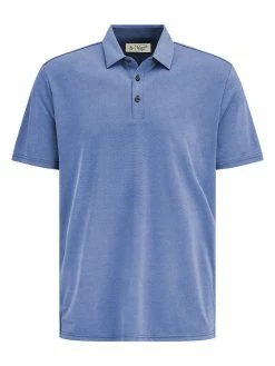 Original Penguin Birdseye Solid Polo - Blue Tattoo