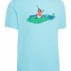 Original Penguin Long Drive Graphic Golf T-Shirt - Baltic Sea -Deals Golf Apparel Store shirt op220ogksc0512045420men20blue 1 23329.1668670532