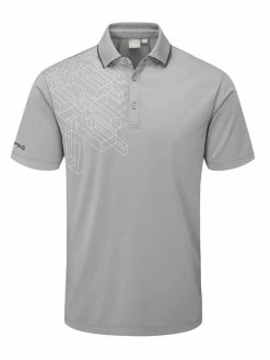 Ping 1A Putter Tailored Fit Polo - Quarry