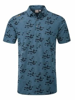 Ping Rae Tailored Fit Polo - Stormcloud