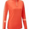 Ping Women's Tamara Long Sleeve Polo - Flame/Melon -Deals Golf Apparel Store shirt pg220p9358020fm4420ldy20orange 1 73441.1667474341
