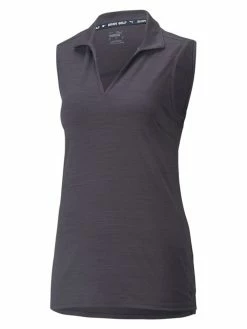 Puma Women's CLOUDSPUN Coast Sleeveless Golf Polo - Navy Blazer