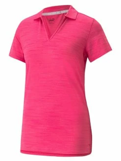 Puma Women's CLOUDSPUN Coast Golf Polo - Orchid Shadow Heather