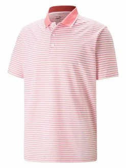 Puma MATTR Feeder Golf Polo - Flamingo Pink