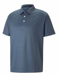 Puma MATTR Grids Golf Polo - Evening Sky/Navy Blazer