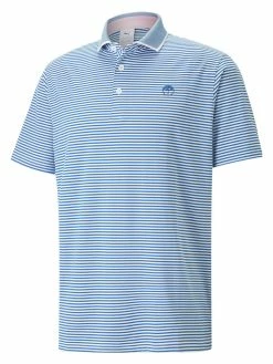 Puma X Arnold Palmer MATTR Traditions Polo - Lake Blue/Bright White