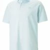 Puma X Arnold Palmer MATTR Traditions Polo - Tropical Aqua/Bright White -Deals Golf Apparel Store shirt pu320537482200420men20aqua 1 03344.1677576329