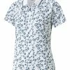 Puma Women's MATTR Pathfinder Golf Polo - Bright White/Lucite -Deals Golf Apparel Store shirt pu320537489200120ldy20blue 1 90381.1678257483