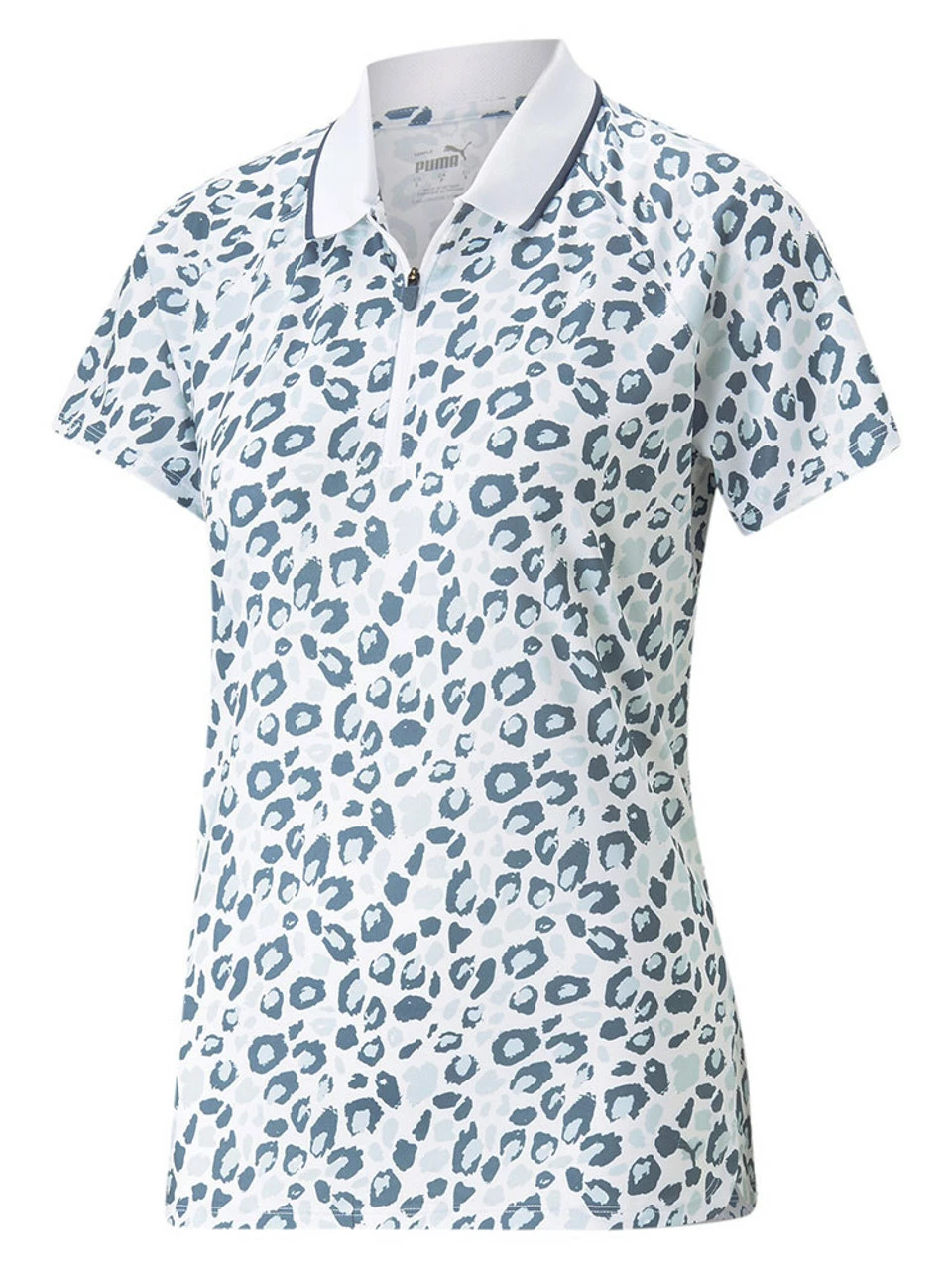 Puma Women's MATTR Pathfinder Golf Polo - Bright White/Lucite 3 Puma Women's MATTR Pathfinder Golf Polo - Bright White/Lucite