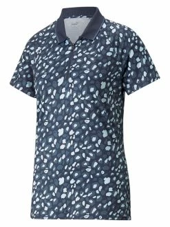 Puma Women's MATTR Pathfinder Golf Polo - Navy Blazer/Evening Sky