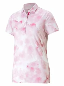 Puma Women's MATTR Cloudy Golf Polo - Orchid Shadow