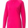Puma Women's YouV Golf 1/4 Zip - Orchid Shadow Heather -Deals Golf Apparel Store shirt pu320537498200220ldy20pink 1 87302.1678257683