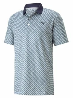 Puma MATTR Pineapples Golf Polo - Navy Blazer