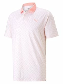 Puma MATTR Pineapples Golf Polo - Flamingo Pink
