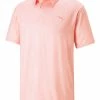 Puma CLOUDSPUN Primary Golf Polo - Flamingo Pink -Deals Golf Apparel Store shirt pu320538993200520men20pink 1 01817.1678272046