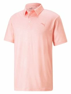 Puma CLOUDSPUN Primary Golf Polo - Flamingo Pink