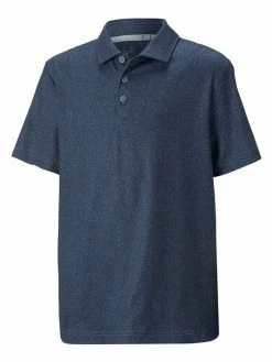 Puma JR Boy's CLOUDSPUN Primary Golf Polo - Evening Sky