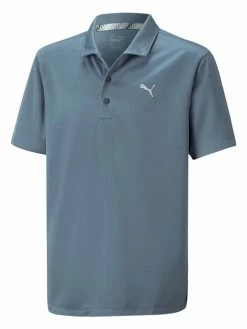 Puma JR Boys Essential Polo - Evening Sky