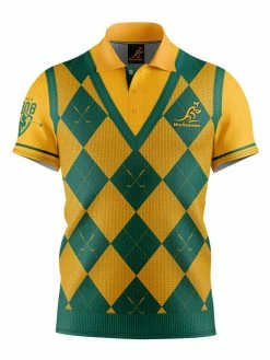 Official Rugby Union Fairway Golf Polo Shirt - Wallabies