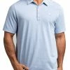 Travis Mathew The Zinna Polo - Heather Light Blue -Deals Golf Apparel Store shirt tr020the20zinna20mps20blue 1 17295.1667493213