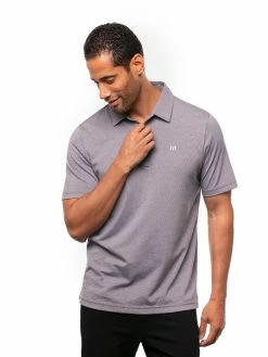 Travis Mathew The Zinna Polo - Blackberry Cordial/White