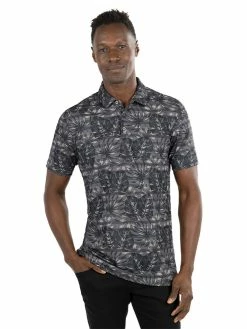 Travis Mathew Big Snow Polo - Heather Dark Grey