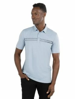 Travis Mathew Desert Drive Polo - Faded Denim