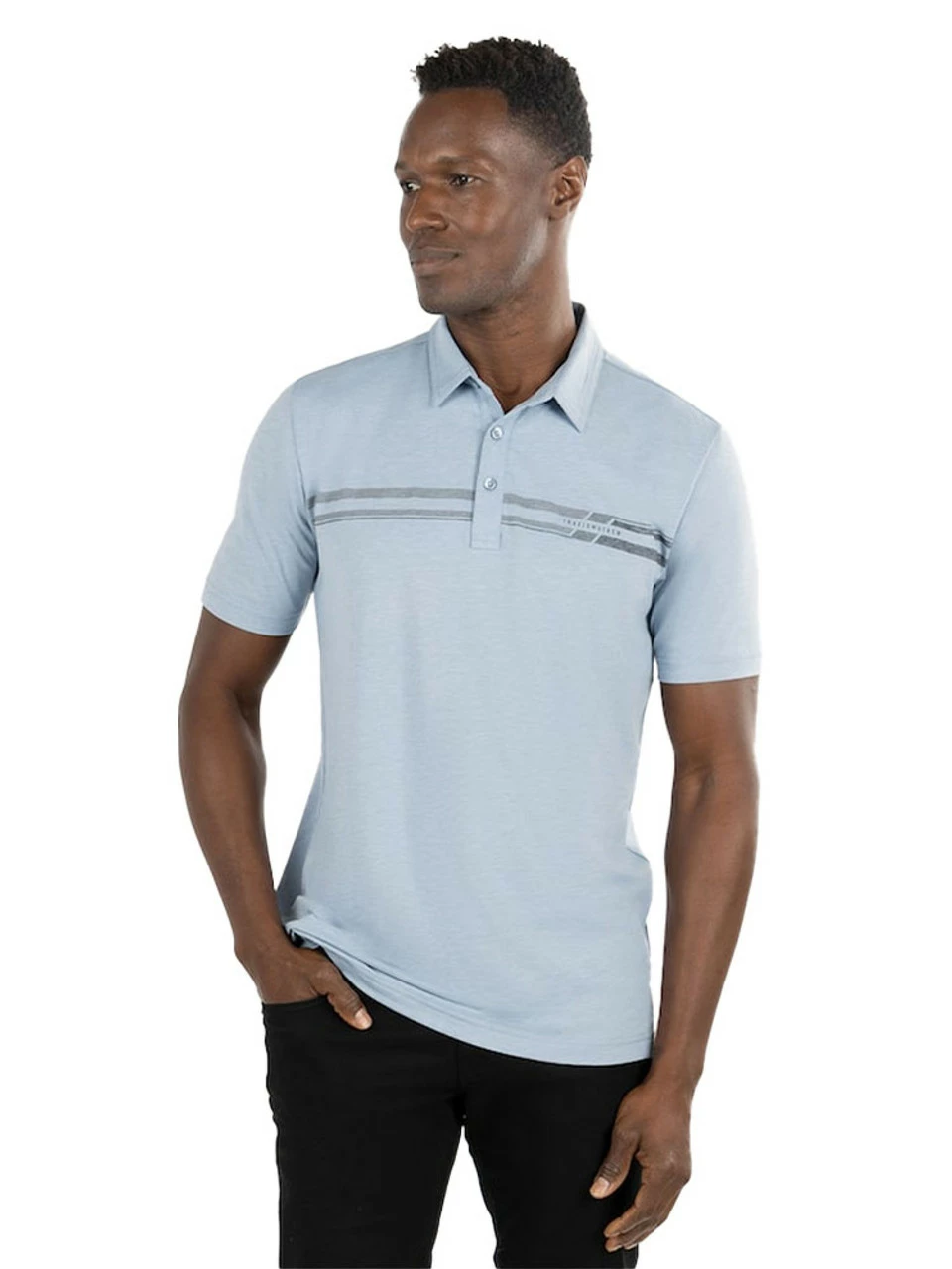 Travis Mathew Desert Drive Polo - Faded Denim 3 Travis Mathew Desert Drive Polo - Faded Denim