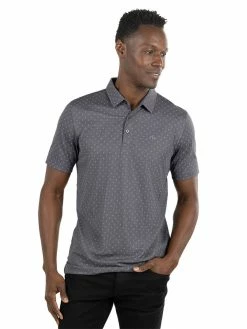 Travis Mathew Eagle Peak Polo - Heather Dark Grey