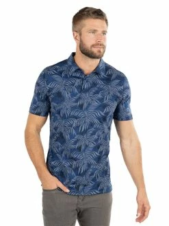 Travis Mathew Mountain Down Polo - Estate Blue