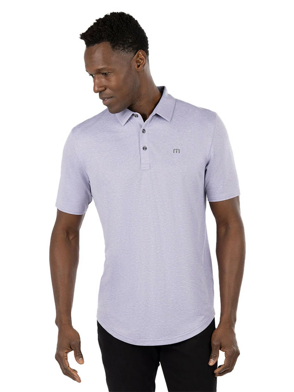 Travis Mathew Seven Lakes Polo - Heather Silver Bullet 3 Travis Mathew Seven Lakes Polo - Heather Silver Bullet